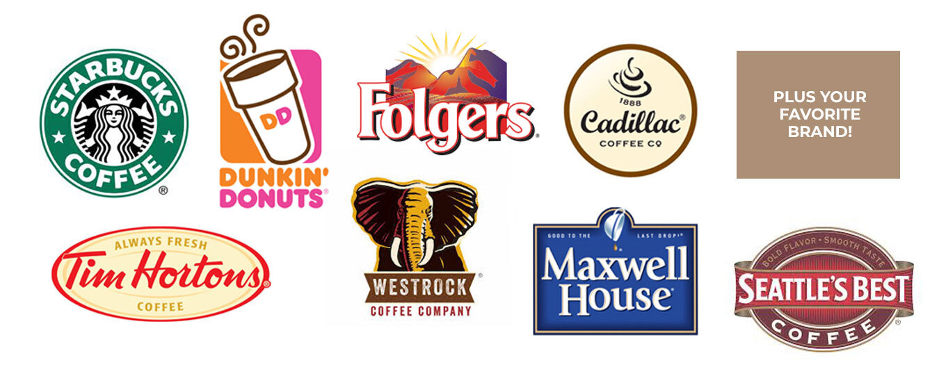 World Famous Coffee Brands Offered