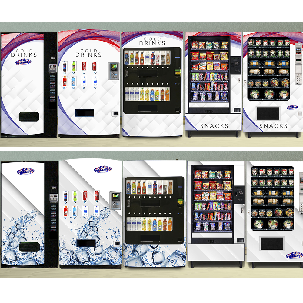 customized vending machines in office